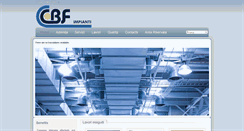 Desktop Screenshot of cbfimpianti.it